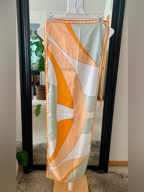 VERA Accessories - Vintage VERA Orange Long Scarf